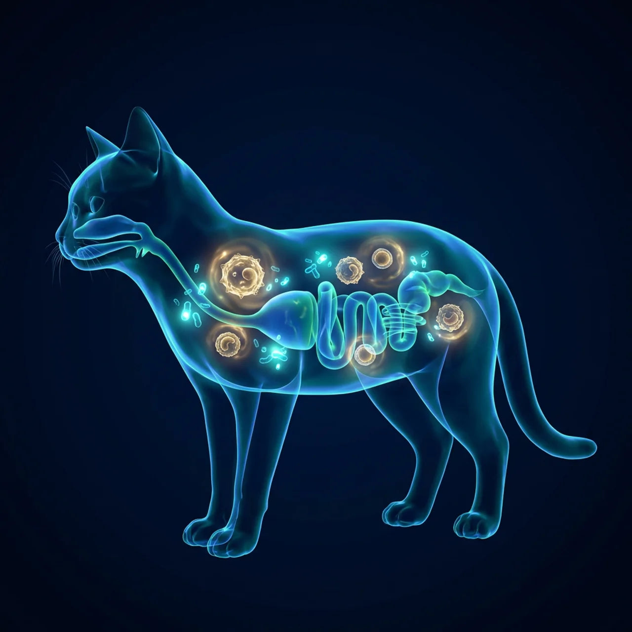 Cat immune system gut diagram