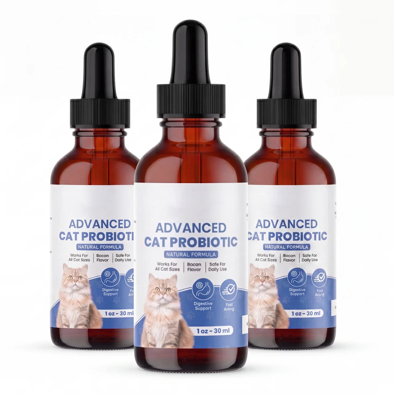 3 Biopurr bottles